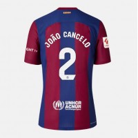 Stroje piłkarskie Barcelona Joao Cancelo #2 Koszulka Podstawowej dla damskie 2023-24 Krótki Rękaw